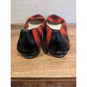 J.Jill  red plaid, tartan pattern, flats, slip on shoes, size 11 ￼ Photo 3