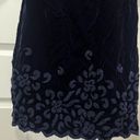 Oscar de la Renta Vintage  Blue Velvet Dress Size 10 US Photo 1