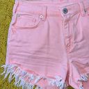 Inc international I.N.C. International Concepts Size 4/27 Pink Frayed Jean Shorts Photo 1