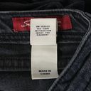 Seven7  SZ 29 Straight Jeans Low-Rise Distressed Whiskered Pockets Black Wash Photo 8