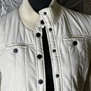 BCBGMAXAZRIA Puffer Knit Jacket In Cream Photo 2