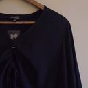 Dee Elly NWT  Black Front Cinch Top Photo 3