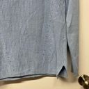 Lands'End  Baby Blue Cowl Neck Sweater Womens Size 6-8/Small Thick Cable Knit Photo 3