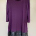 Tiana B  Colorblock Mini Shift Dress Purple Black Size 12 Photo 0