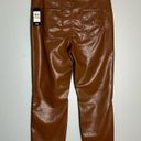 Tommy Hilfiger NWT Tommy Jeans  Brown Faux Leather Dickinson Pants Size 29 Photo 1