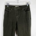 Coldwater Creek  Womens Size 4 Jeans Green Flare Leg High Rise Stretch Pants 1380 Photo 2