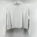 Stoney Clover Lane  x Target Half Zip Cropped Sweatshirt Terry Cotton White M Photo 5