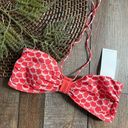 Anthropologie NWT  Haverhill Womens Swim Bikini Top Bandeau Orange Size Small Photo 0