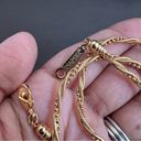 Twisted Vintage Napier Garland Chain Statement Necklace  Gold Tone Cottage Grandm Photo 3