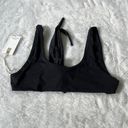 Good American  Women’s ways to wear front tie bikini top in black size 2 Photo 7