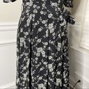 Krass&co  black floral puff sleeves maxi gown size small Photo 7