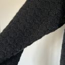 Apt. 9 EUC  Black Open Knit Long Cardigan sz L Photo 5