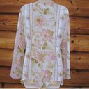 W By Worth Pink Cream Blouse Top Photo 5