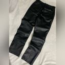 Tommy Hilfiger 100% Leather Black Long Pants. Women’s Size 6. Photo 4