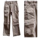 Alice + Olivia Jeans Khaki Tan Utility Cargo Jean Size 27 Photo 14