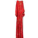 Alexis  Red Cold Shoulder Angia Floral Crepe Maxi Dress Sz S Photo 5