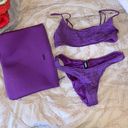 Triangl Dark Purple Bikini Set Photo 2