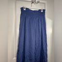 SheIn  Palazzo Wide Leg Ruched Stretchy Waistband Grey Blue Color Pants Size XXL Photo 6