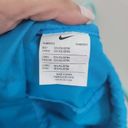 Nike  Heritage Gym Sac Drawstring Backpack in Teal Blue Neon Green Swoosh Logo Photo 6