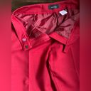 Jones Wear  Essential Red NWT Crease In Front &.Back Wide & Straight  Leg Sz 6 Photo 4