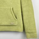 Life is Good  Women's Light Green Fuzzy Hoodie Pullover Sweater - Size M Photo 2