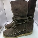 Jack Rogers Furry  Suede Boots size 9M Photo 0