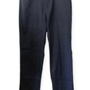 Dockers Metro Pant Ideal Fit Mid Rise Black Individual Size 6 Med Pinstripe Work Photo 0