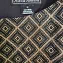 Jessica Howard  Black and‎ Gold Diamond Shape Design Dress Size 16 Photo 6