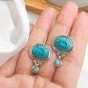 Small Turquoise Dangle Earrings Photo 4