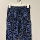 Aerie NWOT  Blue Cheetah Print Pajama Pant Joggers Size XS Photo 0