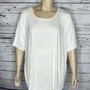 Apt. 9  NWT Women’s Plus Sz 3X White Elbow Sleeve Essential Rayon Knit Top Shirt Photo 0