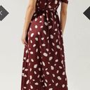 Sugar Lips  Sabine Abstract Dot Abelia true Wrap maxi Dress size medium Photo 2