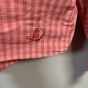 Orvis  GINGHAM CHECK Casual Fishing Hiking Shirt Zip Pocket, Chamois Size XL Photo 2