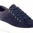 J/SLIDES NYC J/SLIDES DANIA PLATFORM SUEDE SNEAKERS Photo 5