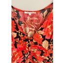 Abel the label  Vivid Dreams Maxi Dress Red Black Floral Size S Photo 3