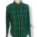 Dalia Collection flannel button down shirt Photo 0