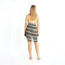 NWT Gyal Bashy Green Striped Seaside Summer Sarong Wrap Vacation Beach Tropical Size undefined Photo 5