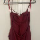 La Femme Burgundy Prom Dress Photo 4