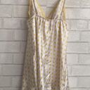 Victoria's Secret Vintage Victoria Secret Polka Dot Lace Trim Yellow Night Dress Photo 4