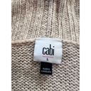 CAbi  Wheat (Beige) Button Front Long Steady Knit Cardigan Large Photo 3