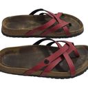 Birkenstock Betula by  Red Vinja Sandal Size EU 42 Strappy Slip On Photo 0