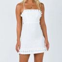 Princess Polly Fiorella Mini Dress White With Tassels Photo 0