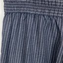 Madewell  Womens Bryant Wide Leg Pinstripe Trouser Pants Pull On Grey Size Large Photo 6