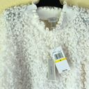 cupio Fancy Knit White frill Sweater M Photo 2