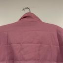 Sam Edelman  Denim Look Quilt Jacket Dusty Rose Large L Photo 9