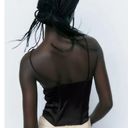 ZARA NWOT  BLACK BLOGGERS FAV CORSET TOP XS Photo 1