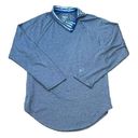 Jason Wu EVA AIR unisex long sleeve pullover shirt top size small blue Photo 0