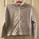 Lululemon Minimal Hoodie Full Zip Jacket Heathered Grey Size 2 Photo 0