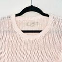 Ann Taylor LOFT 100% Cotton Light Pink Knit Tunic Sweater Photo 1