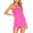 superdown  JOLIE HOT PINK STRAPLESS ROMPER Photo 0